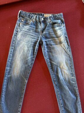 Adriano Goldschmied The Ex-Boyfriend Slim Cropped Jeans - Size 26R